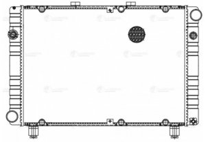 Изображение 5, LRC0310 Радиатор ГАЗ-3110 алюминиевый 3-х рядный LUZAR