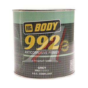 Изображение 1, 9920700001 Грунт серый 1кг 992 BODY