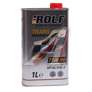 Изображение 1, 322308 Масло трансмиссионное Transmission plus GL-4/5 75W90 синт.1л ROLF