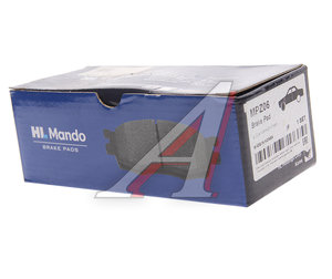 Изображение 3, MPZ06 Колодки тормозные SUZUKI Grand Vitara (05-) передние (4шт.) MANDO