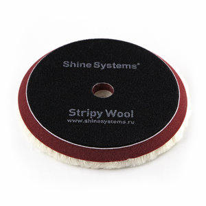Изображение 2, SS541 Круг полировочный 155мм шерсть Stripy Wool Pad SHINE SYSTEMS