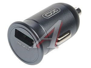 Изображение 1, CC46 Gray Устройство зарядное в прикуриватель 1USB 12V серое XO