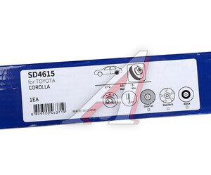 Изображение 6, SD4615 Диск тормозной TOYOTA Auris (07-) задний (1шт.) SANGSIN