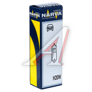 Изображение 2, 178353000 Лампа 12V H20W 20W BA9s Halogen Miniature NARVA