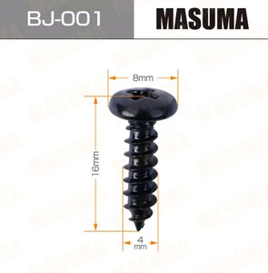 Изображение 2, BJ-001 Саморез 4x16мм набор 20шт. MASUMA