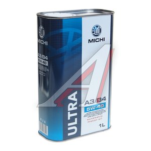 Изображение 1, 4637219 Масло моторное ULTRA A3/B4 5W40 синт.1л MICHI