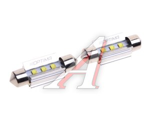Изображение 1, OP-F-CAN-36 Лампа светодиодная 12V C5W SV8.5-8 39мм бокс (2шт.) OPTIMA