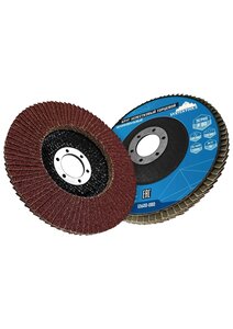 Изображение 6, 12600-080 Круг лепестковый торцевой 125х22мм P80 VERTEXTOOLS