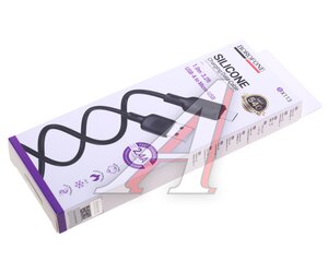Изображение 2, BX113 Black Кабель micro USB 2.4A 1м черный BOROFONE