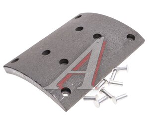 Изображение 1, DZ9112340062-MX Накладка тормозной колодки SHACMAN SHAANXI F3000 задней (1шт.) MOVELEX