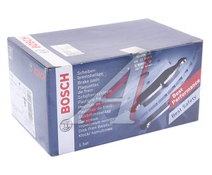 Изображение 4, 0986494081 Колодки тормозные MERCEDES Viano, Vito (W639) передние (4шт.) BOSCH