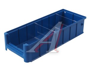 Изображение 1, 417044 Лоток полочный 400х156х90мм с 2-мя разделителями синий IPLAST