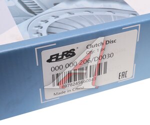 Изображение 6, 000 000 206 Диск сцепления КАМАЗ-ЕВРО (КПП-154) MFZ-430 FLRS