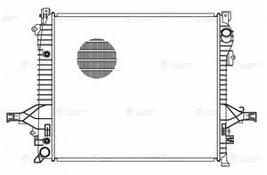 Изображение 4, LRC10157 Радиатор VOLVO XC90 (02-) охлаждения двигателя LUZAR
