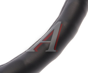 Изображение 2, GD-401(01) XL/ХL, черная Оплетка руля (XL) 41-43см черная кожа TORINO