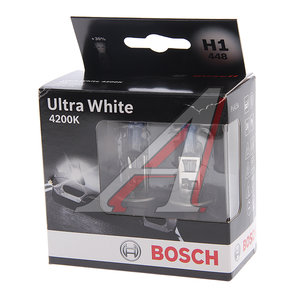 Изображение 1, 1987301180 Лампа 12V H1 55W P14.5s (2шт.) Ultra White BOSCH