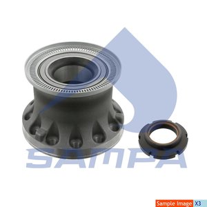 Изображение 1, 021.068A Ступица MAN задняя (с подшипником) SAMPA