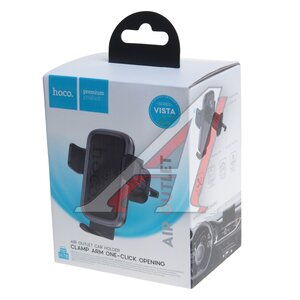 Изображение 3, H78 black Держатель телефона на дефлектор черный HOCO