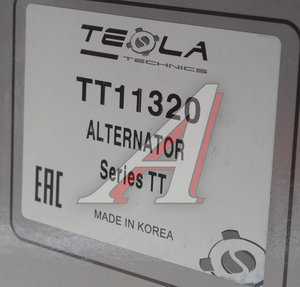 Изображение 5, TT11320 Генератор HYUNDAI Solaris (11-) KIA Ceed (06-) (G4FC) 14В 90A TESLA TECHNICS