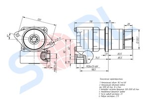 Изображение 7, 34071831001 Насос гидроусилителя VOLVO FH, FH12, FM12 SORL