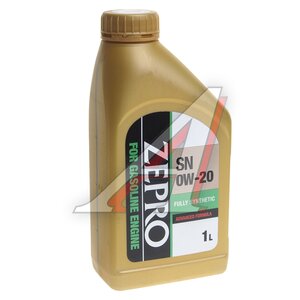 Изображение 1, 30011331-001 Масло моторное ZEPRO FULLY-SYNTHETIC 0W20 синт.SN/GF-5 1л