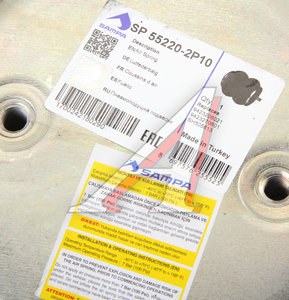 Изображение 5, SP55220-2P10 Пневморессора MERCEDES Actros, Axor SAMPA