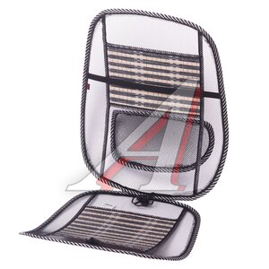 Изображение 1, FAU1071 Накидка на сиденье массажная бамбуковая черная FENOX