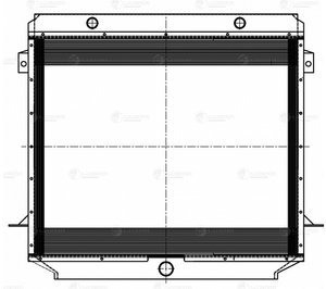 Изображение 4, LRc0640 Радиатор К-700 алюминиевый 4-х рядный LUZAR