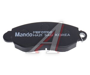 Изображение 4, MBF011160 Колодки тормозные FORD Transit (00-06) передние (4шт.) MANDO