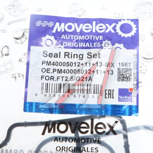 Изображение 2, PM40005012+11+13-MX Прокладка ГАЗель Next, NN дв.G21, 31, 51 теплообменника комплект MOVELEX