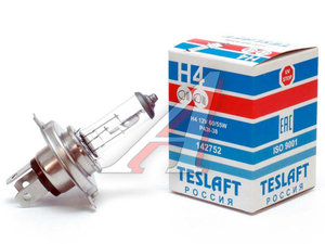 Изображение 1, 142752 Лампа 12V H4 60/55W P43t-38 1650/1000лм Стандарт TESLAFT (Россия)