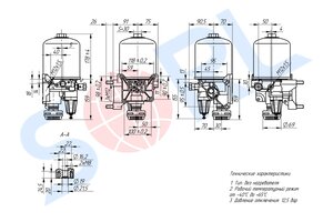 Изображение 3, 35110330010 Осушитель воздуха SCANIA P380 SORL