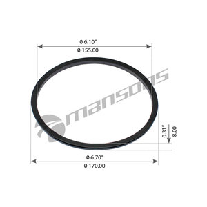 Изображение 3, 100.722.4 Сальник SCANIA P, G, R, T, 4 series балансира MANSONS