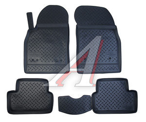 Изображение 1, NPL-Po-12-07 Коврик салона CHEVROLET Cruze (09-) полиуретан (4 предм.) NORPLAST