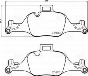 Изображение 4, PF4206 Колодки тормозные BMW 5 (G30) передние (4шт.) TRIALLI