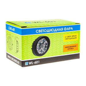 Изображение 3, 5267 Фара рабочего света круглая 111мм 9Вт 6LED (ближний свет) 10-30V ВЫМПЕЛ