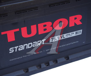 Изображение 2, 6СТ75(1) Аккумулятор TUBOR Standart 75А/ч