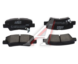 Изображение 1, KWBP0116 Колодки тормозные FAW Bestune T77 (18-) задние KORWIN