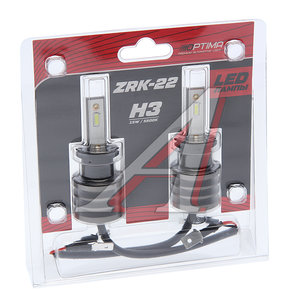 Изображение 1, Z-H3 Лампа светодиодная 12V H3 РK22s (2шт.) OPTIMA