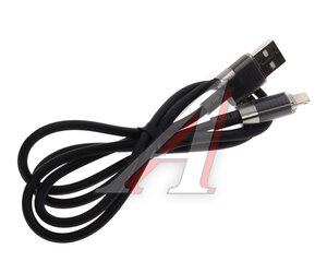 Изображение 2, NB282 Black Кабель iPhone (5-) 6A 1м черный XO