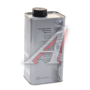 Изображение 1, A000989560511 Жидкость тормозная DOT-4 1л Plus MERCEDES A0009895605118611 OE