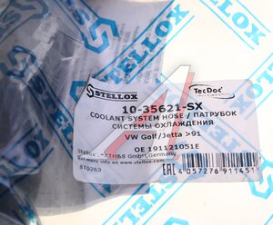 Изображение 3, 10-35621-SX Патрубок VW Golf радиатора STELLOX