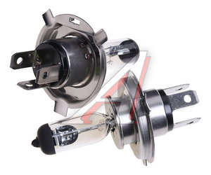 Изображение 1, 370-33-021 Лампа 12V H4 60/55W P43t бокс (2шт.) Long Life MEGAPOWER