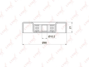 Изображение 1, PB7034 Ролик приводного ремня TOYOTA Yaris (99-) натяжной LYNX