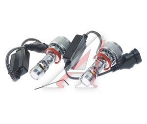 Изображение 1, KBM CL H11 mini pro 4K-2 Лампа светодиодная 12V H11 PGJ19-2 линза 4300K бокс (2шт.) CLEARLIGHT