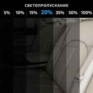 Изображение 3, CWF0520 Пленка тонировочная 20% 0.5х3м Charcoal Original Light MTF