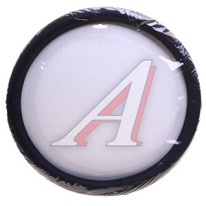 Изображение 2, 31690 Оплетка руля (L) 39-41см черная экокожа CARFASHION