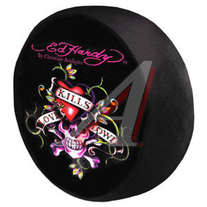 Изображение 1, EH-00120 Чехол на запасное колесо "LOVE KILLS SLOWLY" ED HARDY