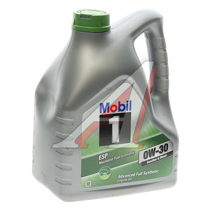 Изображение 1, 157748 Масло моторное Mobil1 ESP 0W30 синт.4л MOBIL