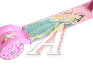Изображение 3, BQ-15-1 PINK Самокат 3-х колесный (колесо 90мм) до 25кг светящиеся колеса без амортизатора розовый